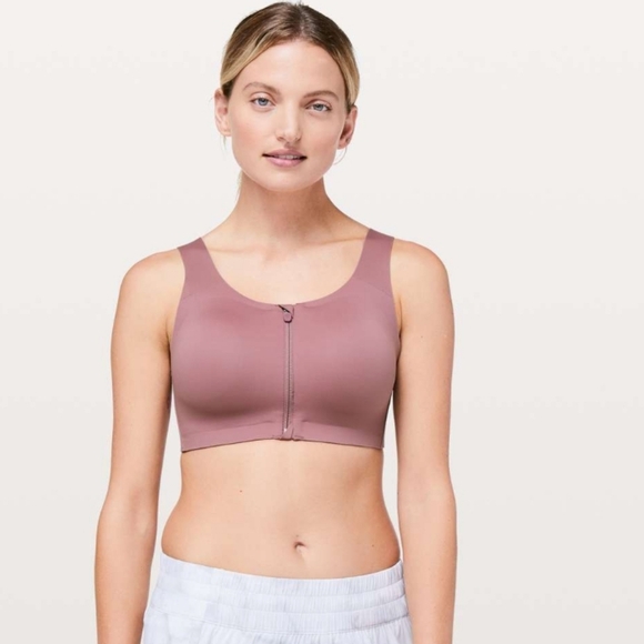 lululemon athletica Other - Lululemon Enlite Bra Zip Front - Red Dust Posture BRA